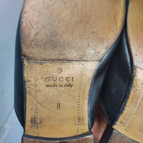 Gucci Black Horsebit Princetown Slide Mule - Picture 6 of 11